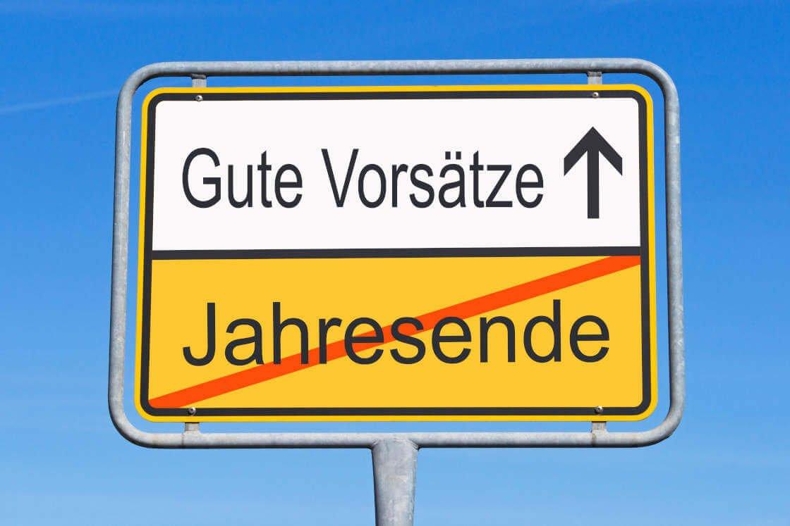 Gute Vorsätze zum Jahresende